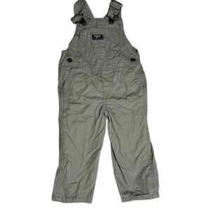 Oshkosh B'Gosh Overalls 2T Olive Green Toddler Fall Layer Durable Playwear